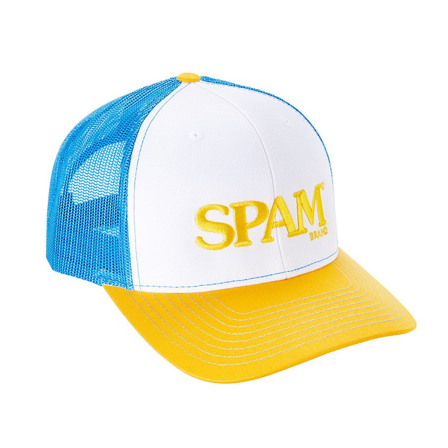 Light blue, yellow and white SPAM® Brand Cap