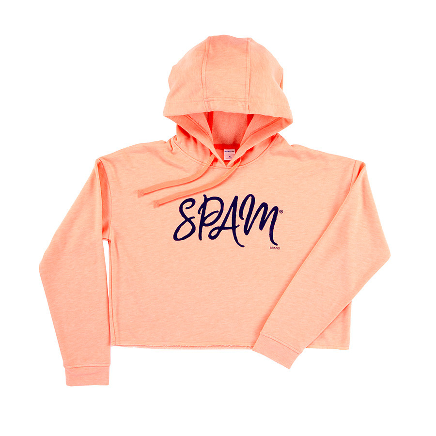 SPAM® Brand Hooded Crop Pullover