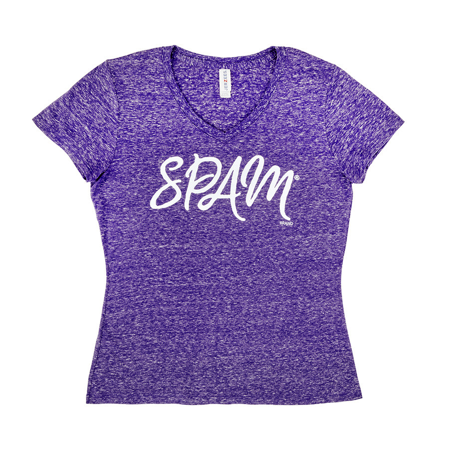 V-neck SPAM® Brand T-shirt