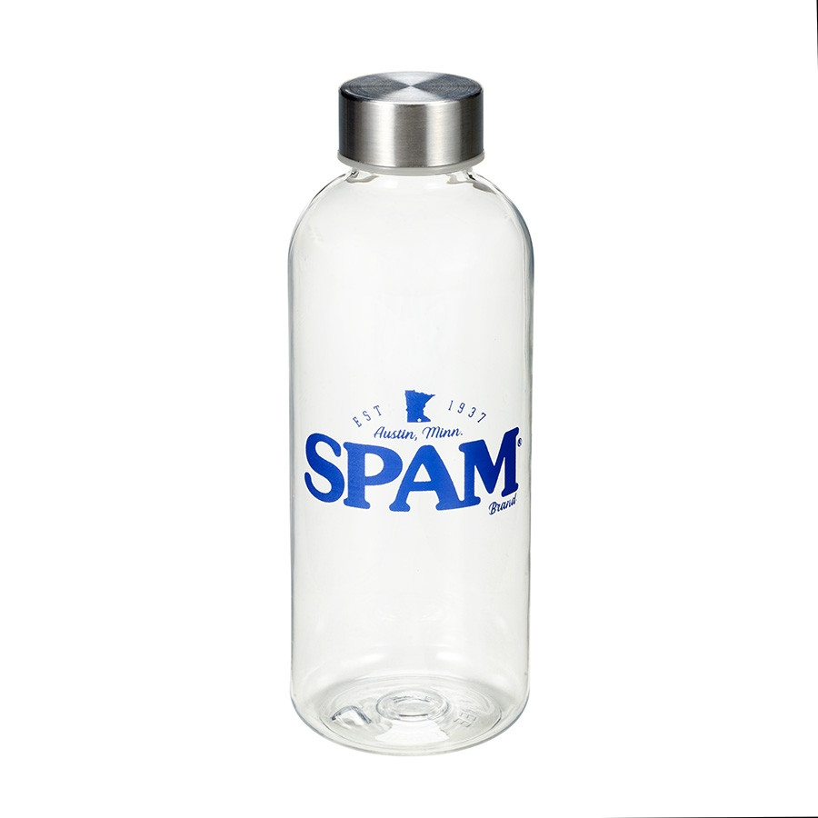 Clear SPAM® Brand Water Bottle 