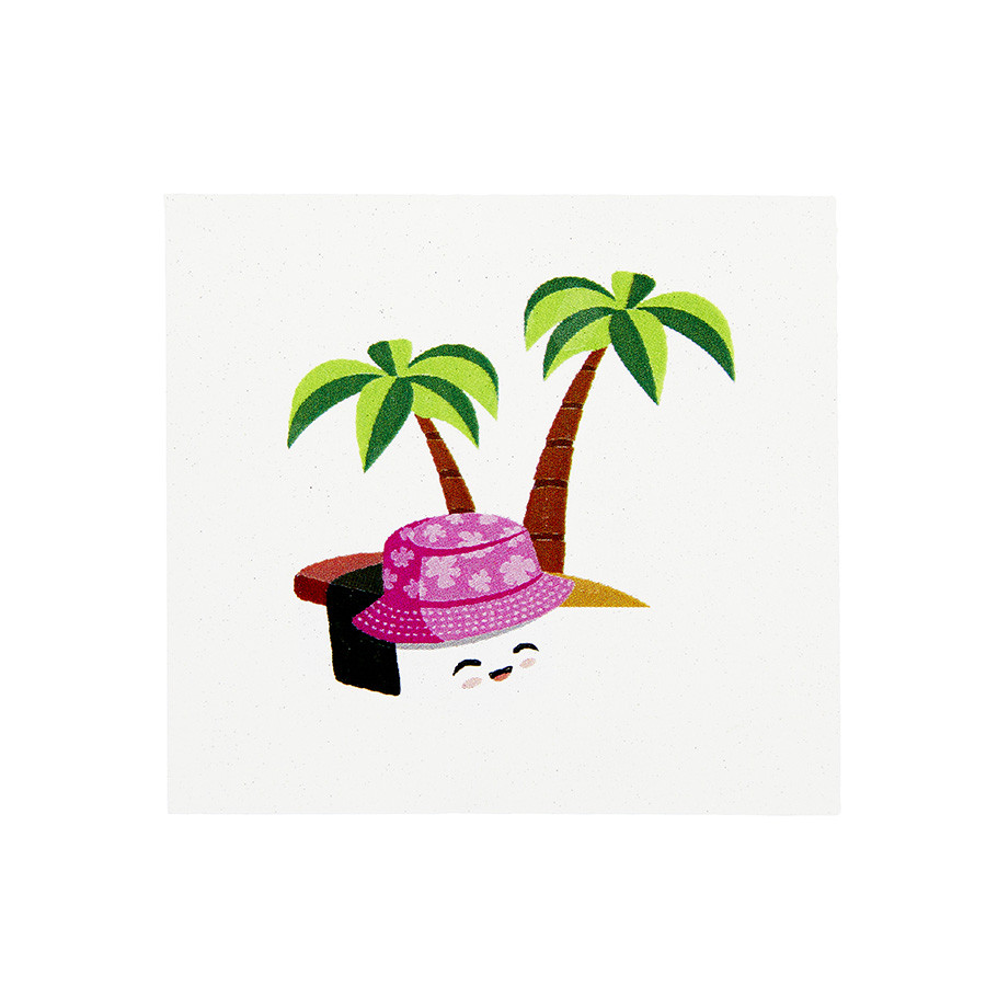 SPAM® Musubi Temporary Tattoo (Palm Tree)