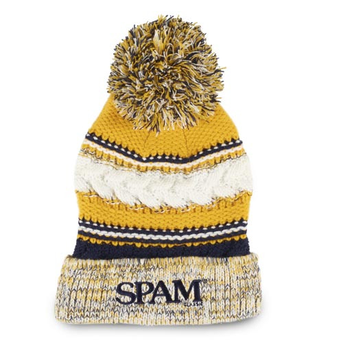 Knit SPAM® Brand Pom Pom Hat
