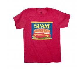 Red Heathered SPAM® Can T-shirt