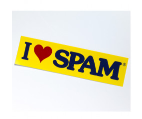 "I Love SPAM" Bumper Sticker