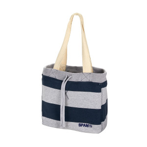 Striped SPAM® Brand Beach Bag