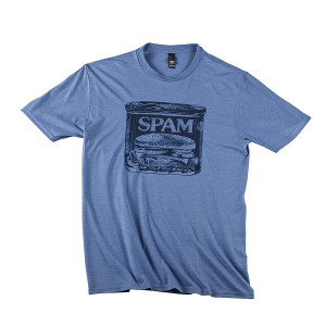 Blue T-shirt with SPAM® Can
