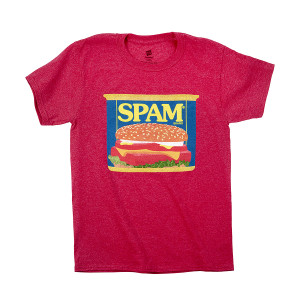 Red Heathered SPAM® Can T-shirt