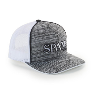 Black/White Mesh SPAM® Brand Cap